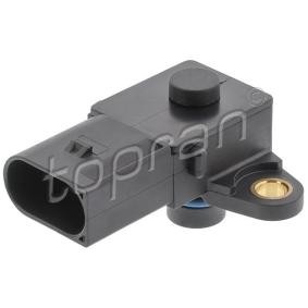 TOPRAN Capteur, pression du tuyau d'admission 622 521