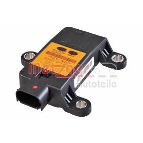 METZGER Sensor, langs- / tverrakselerasjon 09001491