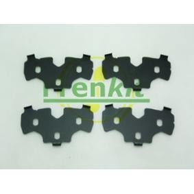 FRENKIT Antiknirkefolie, bremsebelegg (bakplate) 940017