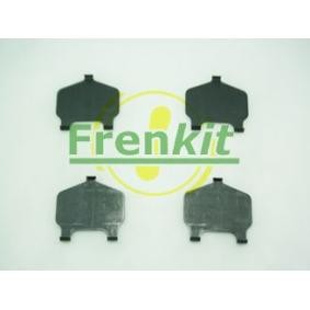 FRENKIT Antiknirkefolie, bremsebelegg (bakplate) 940073
