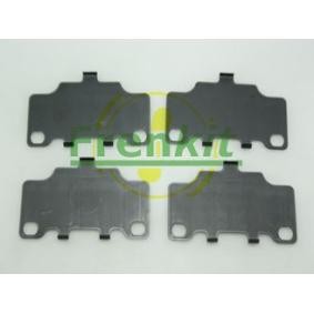 FRENKIT Antiknirkefolie, bremsebelegg (bakplate) 940134