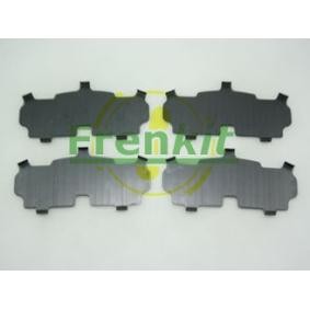FRENKIT Antiknirkefolie, bremsebelegg (bakplate) 940209