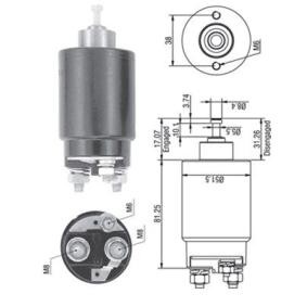 MAGNETI MARELLI Solenoide de arranque 940113050264