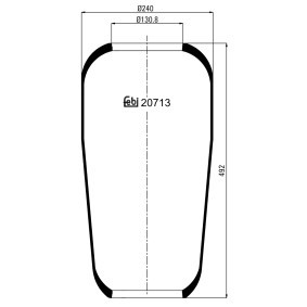 FEBI BILSTEIN Metallipalje, ilmajousitus 20713