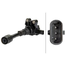 HELLA Tennspole 3-polet, 12V, Tennpluggrom coil 5DA 358 168-621