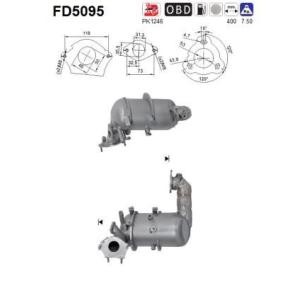 AS Partikelfilter (DPF) FD5095