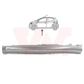 originalni Toyota AYGO VAN WEZEL Vstopni prag-plocevinasta stopnica 5403103