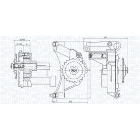MAGNETI MARELLI Oljepumpe 351516000014