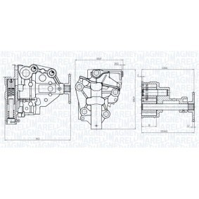 MAGNETI MARELLI Bomba de aceite 351516000020