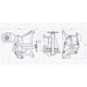 MAGNETI MARELLI Oljepumpe 351516000051