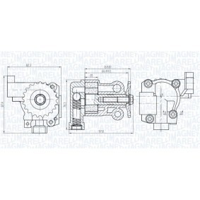 MAGNETI MARELLI Oliepomp 351516000069