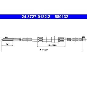 ATE Cable de freno de mano 24.3727-0132.2