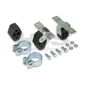 HJS Kit d'assemblage, système d'échappement avec colliers 82 11 4512