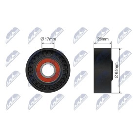 NTY Strammehjul, kilerem 65mm RNK-ME-084