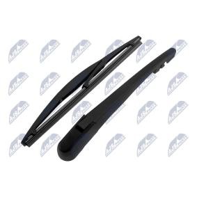NTY Wiper Arm, windscreen washer Rear, with integrated wiper blade, 250mm EWB-SU-004