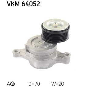 SKF Poulie, tendeur de courroie d'accessoire 71mm VKM 64052