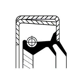 CORTECO Akseltetningsring, differensial utgang 49110138