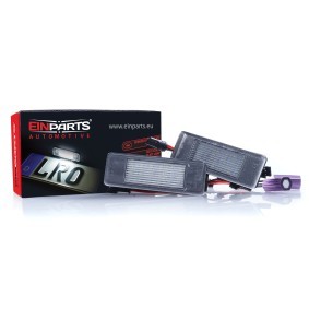 Spletna trgovina z EINPARTS Luč registrske tablice EP122