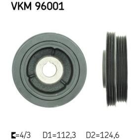 SKF Crankshaft pulley VKM 96001