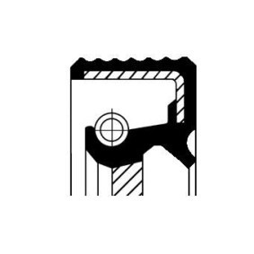 CORTECO Shaft Seal, manual transmission 01034079B