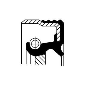 CORTECO Akseltetningsring, fordelingsgirkasse 01034939B