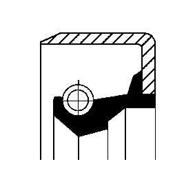 Spletna trgovina z CORTECO Radialna tesnilka za gred, pesto kolesa 12011493B