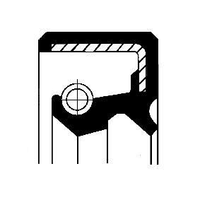 CORTECO Shaft Seal, manual transmission 19026215B