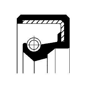 CORTECO Shaft Seal, wheel hub 19027876B