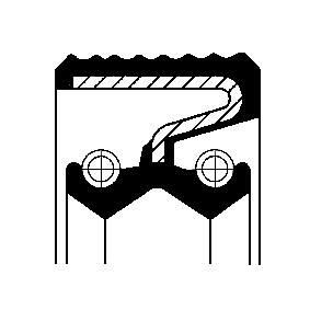 CORTECO Akseltetningsring, fordelingsgirkasse 19033802B