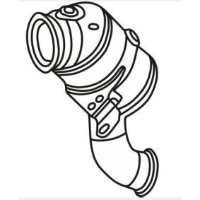 originalios Mercedes-Benz GLK VEGAZ Katalizatoriaus keitiklis MK-377