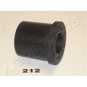 JAPANPARTS Lagerbuchse, Blattfeder an Federauge, vorne und hinten RU-212
