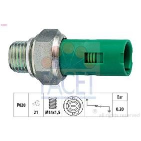 FACET Interruptor de control de la presión de aceite 7.0131