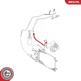ESEN SKV Conduite à haute / basse pression, climatisation 43SKV564