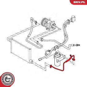 ESEN SKV Hochdruck- / Niederdruckleitung, Klimaanlage 54SKV660