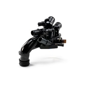 PREXAparts Kühlwasserthermostat Öffnungstemperatur: 105°C, mit Dichtung, mit Temperaturschalter, mit Schrauben, mit Kabel P150399