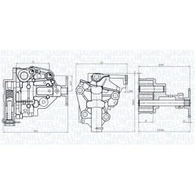 Купить MAGNETI MARELLI Масляный насос 351516000107
