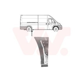 d'origine Peugeot 107 VAN WEZEL Passage de roue 0982142