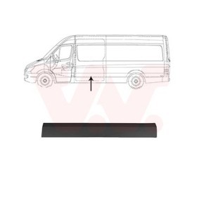 VAN WEZEL Pynte- / beskyttelseslist, sidevegg 3077425