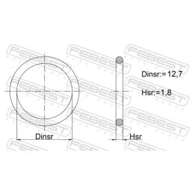 FEBEST Retén, servobomba 03400-004