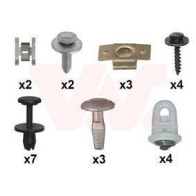 VAN WEZEL Kit d'assemblage, pare-chocs 0943794