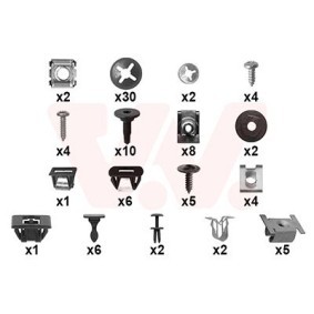 VAN WEZEL Kit d'assemblage, pare-chocs 0982794