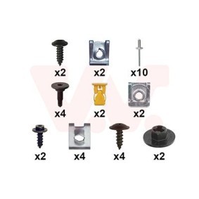 VAN WEZEL Kit d'assemblage, pare-chocs 1604793