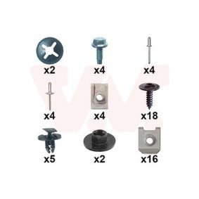 VAN WEZEL Kit d'assemblage, pare-chocs 1614794