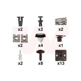 VAN WEZEL Kit de montaje, parachoques 4908793