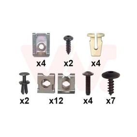VAN WEZEL Kit de montaje, parachoques 4917794