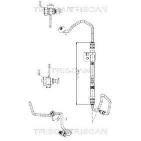TRISCAN Hydraulikkslange, styring 8516 24003