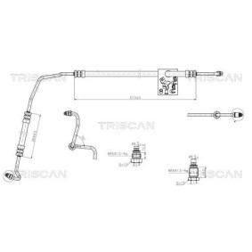 TRISCAN Servoleitung von Hydraulikpumpe nach Lenkgetriebe 8516 25005