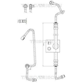 TRISCAN Hydraulikkslange, styring 8516 27003