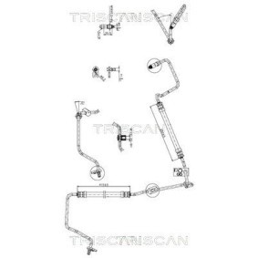 TRISCAN Hydraulic Hose, steering system 8516 28012