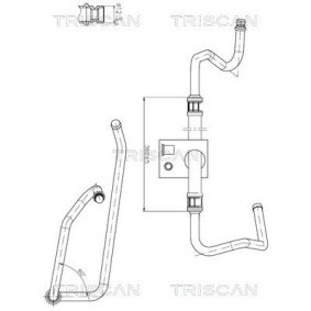 TRISCAN Hydraulikslange, styretøj 8516 28013